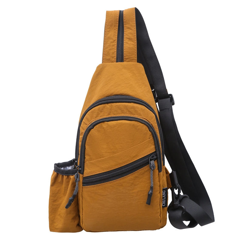 New casual small backpack, fashionable and multi-functional chest bag, cool and trendy travel, water-repellent crossbody bag, high appearance level backpack Item Picture