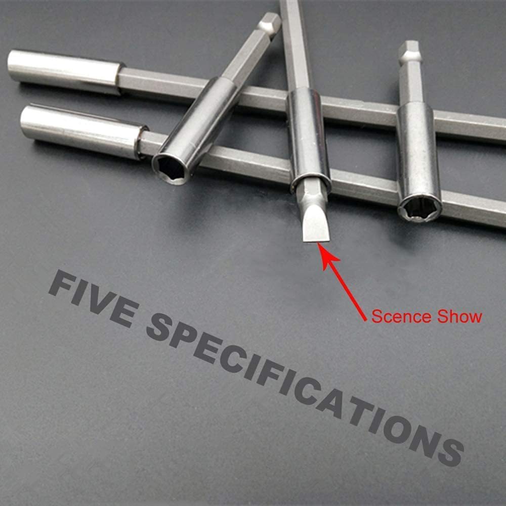 The extension rod of the screwdriver bit is stiffened by 1/4, with a magnetic air screwdriver bit connection rod, an extended sleeve rod, an electric screwdriver bit, and an air screwdriver nozzle Application Scenario
