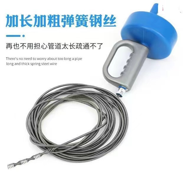 10mm galvanized pipe unclogging spring, 10mm 8m, 10m, 5m, 3m toilet unclogging device undefined