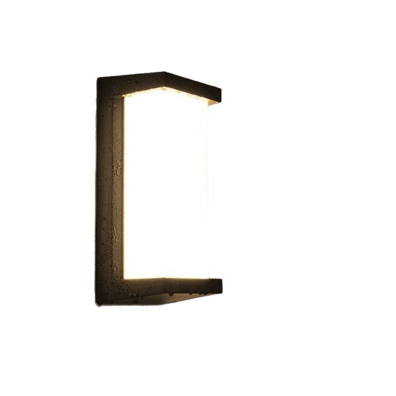 Induction corridor light, waterproof at the entrance, villa courtyard, staircase, balcony, bathroom light, led outdoor light-controlled induction wall light Item Picture