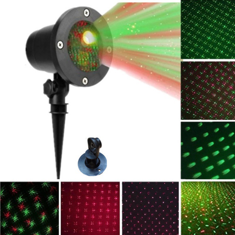 Outdoor waterproof lighting fixtures, laser lights, best-selling "Full Sky Stars" courtyard floor lights, Christmas LED projection stage lights full figure