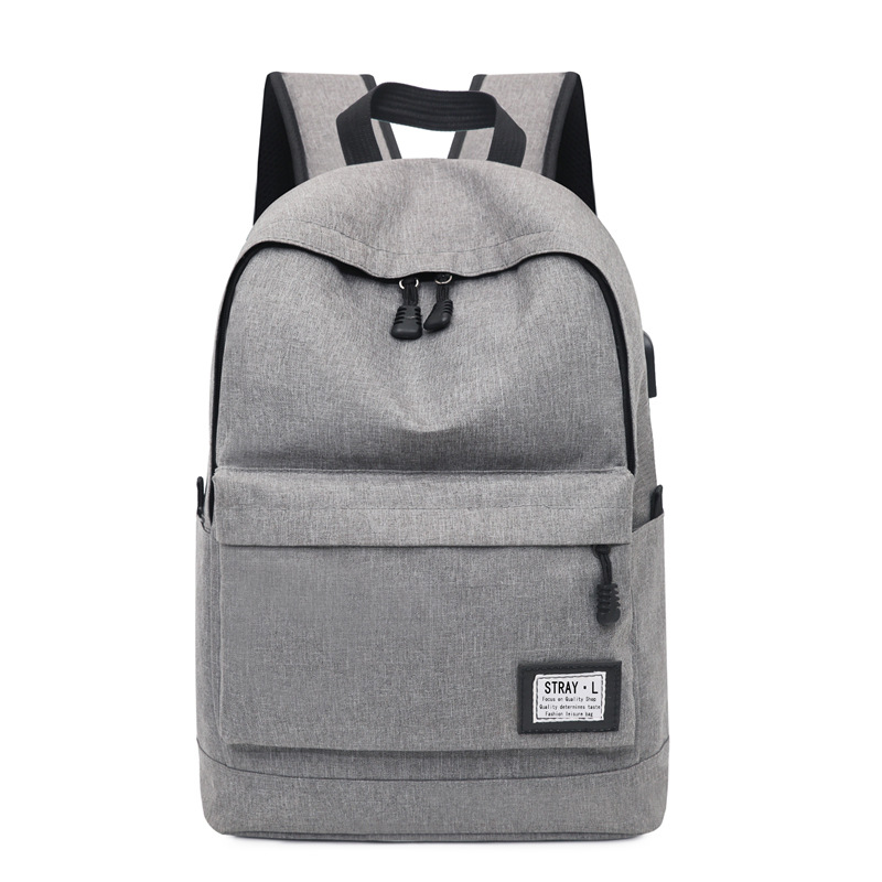 Wholesale of new cross-border backpacks, casual and simple school bags for primary and secondary school students, large-capacity and low-load travel computer backpacks Item Picture