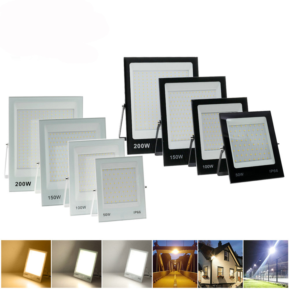 New cross-border LED floodlights of 10W, 50W, 100W and 150W with full power are guaranteed for two years full figure