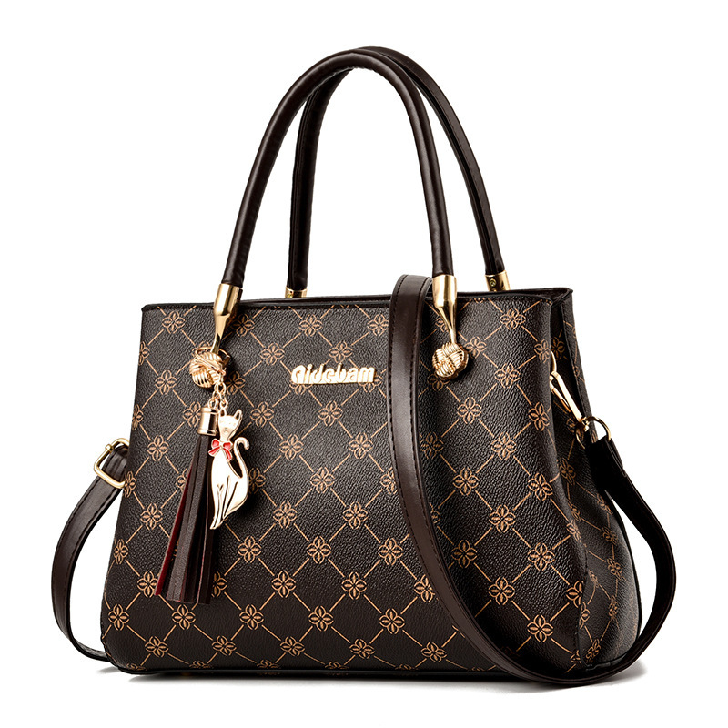 2022 New style fashionable printed women's handbag, versatile PU soft leather bag, large-capacity crossbody bag for women Item Picture