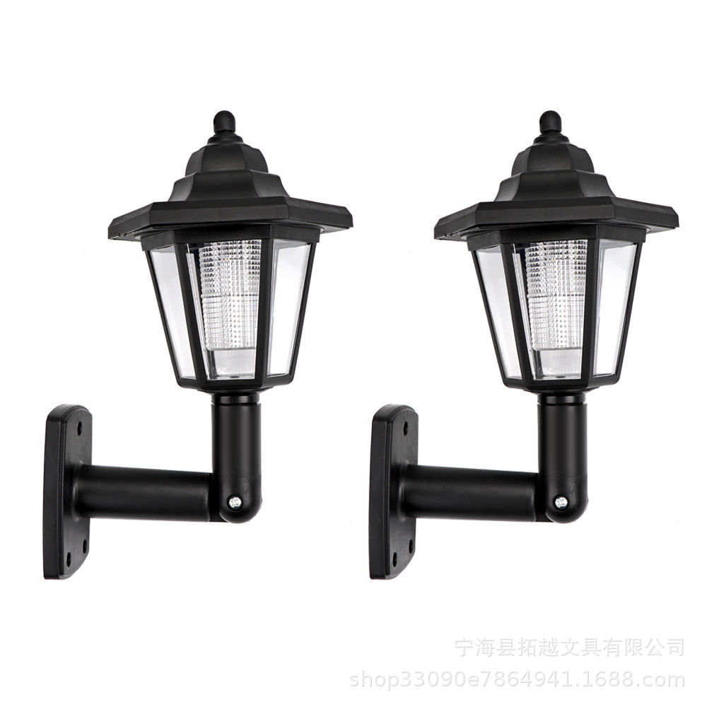 Solar hexagonal wall lamps, solar outdoor hexagonal palace lamps, solar palace wall lamps Specification drawing