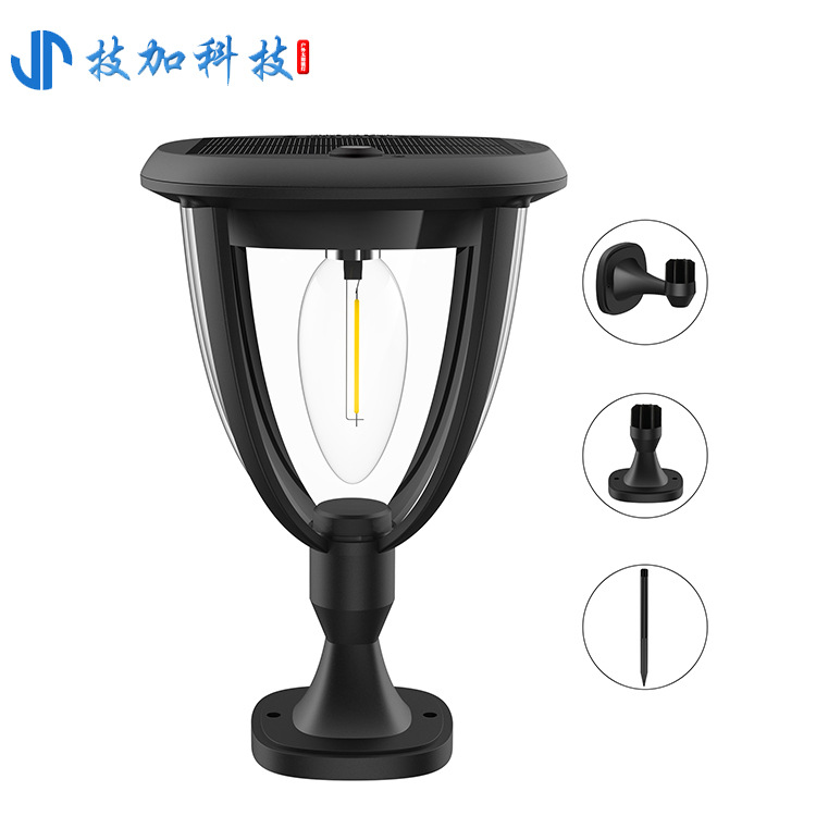 Cross-border new solar garden light, garden decoration, garden landscape, lawn, ground-mounted outdoor solar light led Item Picture