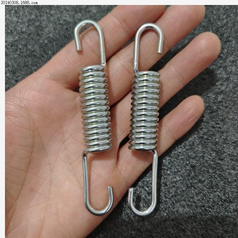 Electric vehicle owner support spring double support large foot frame spring thickened support, spring electric vehicle double support large bracket undefined