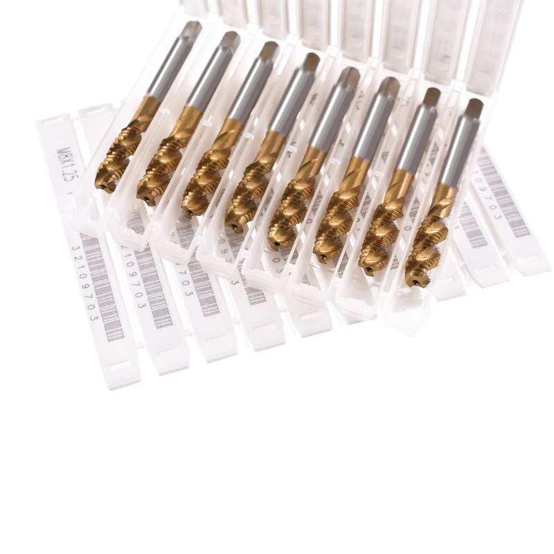 Wholesale of cobalt-containing machine taps for metal drilling, national standard coarse thread taps, blind hole tapping, square handle spiral taps Application Scenario