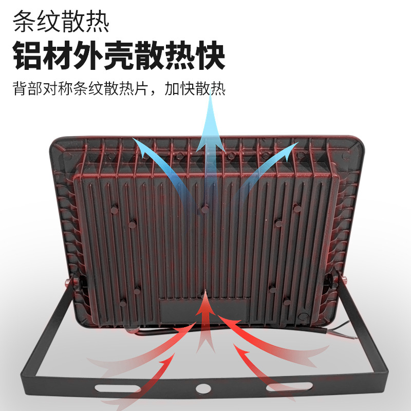 led floodlight, ultra-thin linear waterproof floodlight, 100W small Apple outdoor garden light, billboard floodlight Application Scenario