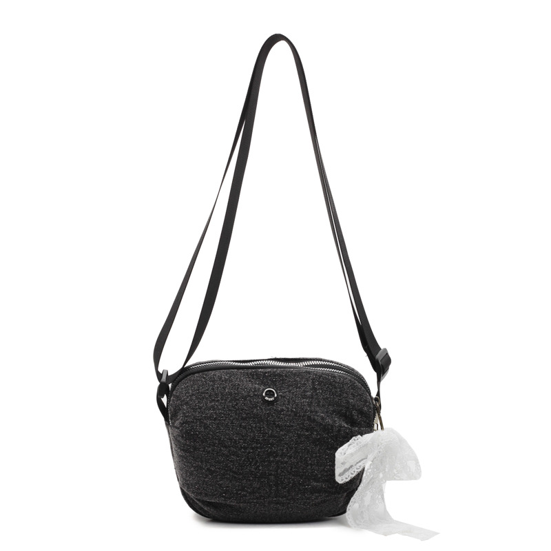 Women's canvas small bag Casual women's casual single-shoulder crossbody bag 2025 new multi-layer mobile phone bag lightweight crossbody bag Item Picture