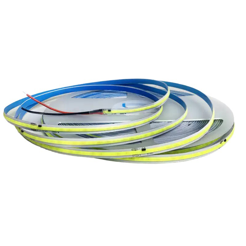 220V non-main light background wall, ultra-bright led self-adhesive living room ceiling linear light strip, driverless COB light strip Item Picture