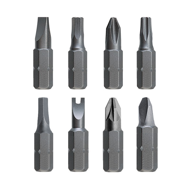 SGS 1/4 nozzle 25mm cross/flat-head/plum blossom/hexagon socket/U-shaped/Y-shaped/triangular magnetic screwdriver Item Picture