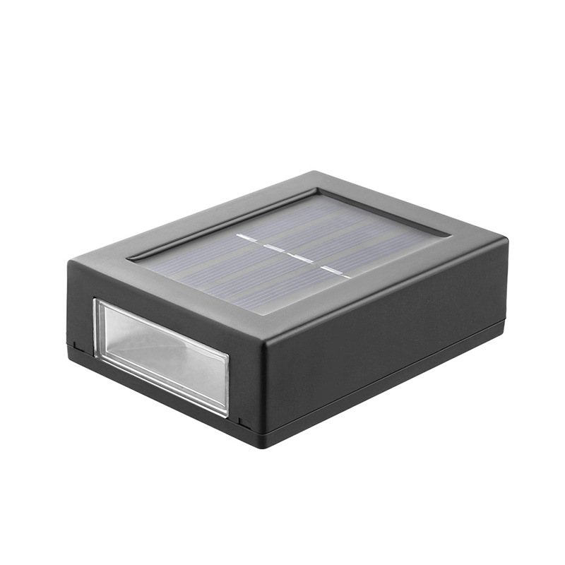 LED solar wall lamps that emit light up and down, fence landscape lights, courtyard fence lights, and garden decorative fence lights Item Picture