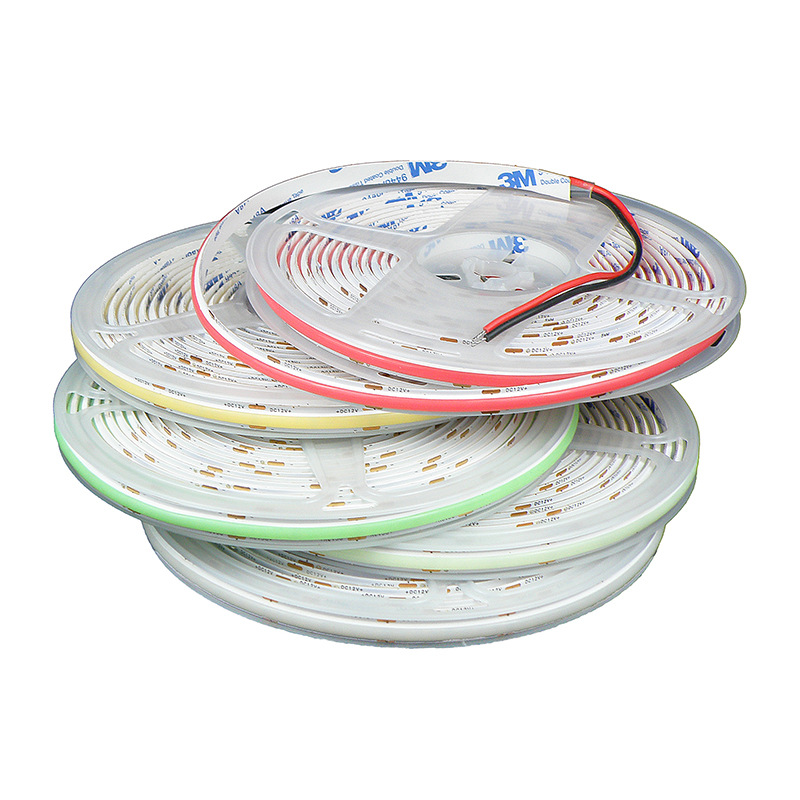 1cm of the dam, cut COB light strips, LED linear cabinets, wine cabinets, aluminum grooves, self-adhesive ceiling line lights, 10 meters without pressure drop Item Picture