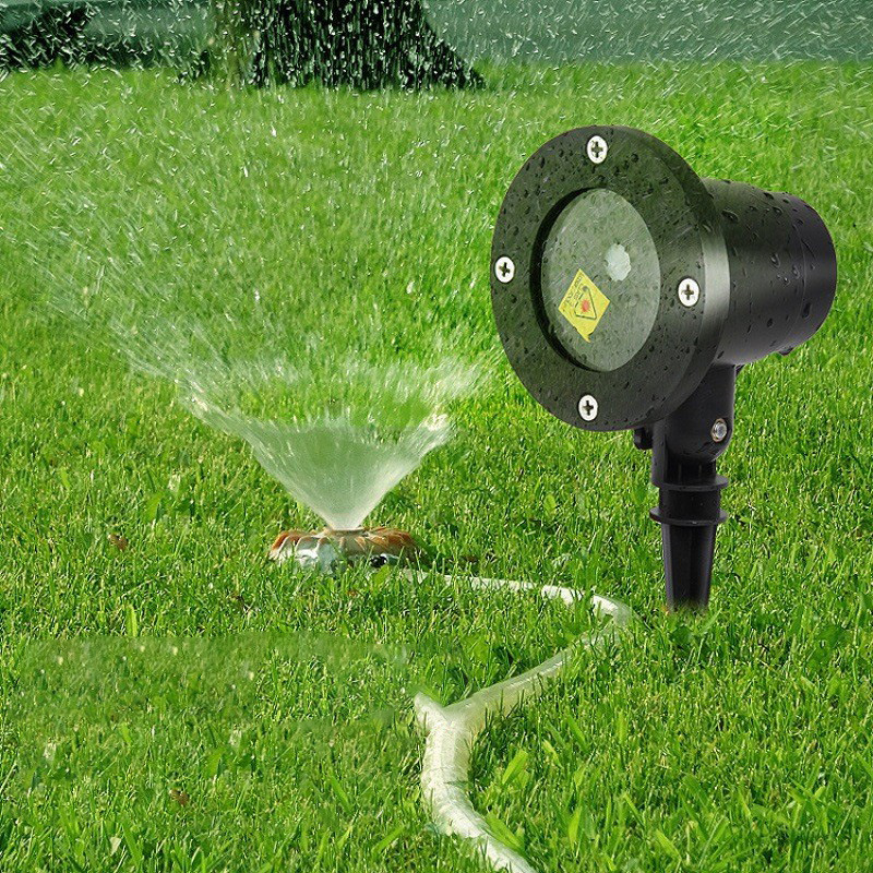 Outdoor waterproof lighting fixtures, laser lights, best-selling "Full Sky Stars" courtyard floor lights, Christmas LED projection stage lights details Picture
