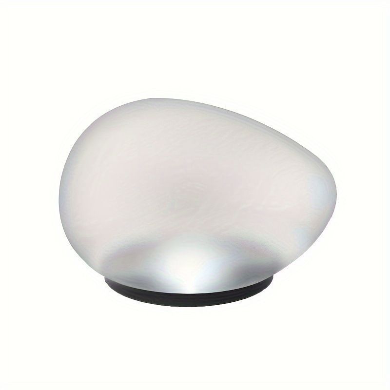 Solar decorative lights, outdoor lawn landscape lights, villa and park atmosphere lights, oval stone lights, luminous creative lights Item Picture