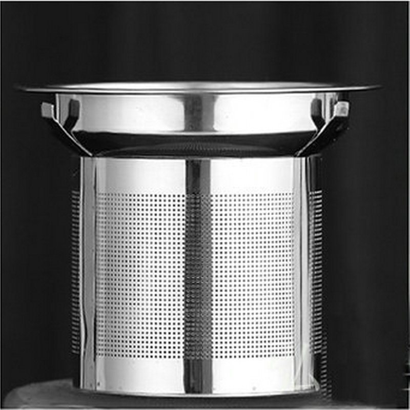 Household high borosilicate glass square flower teapot, glass tea set with stainless steel filter screen, square teapot Specification drawing