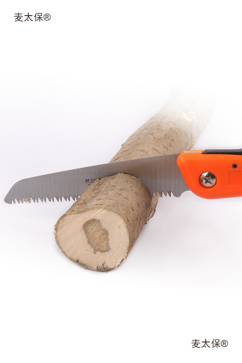 Sawing tools, sawing trees, folding saws, household saws, small handheld handsaws, woodworking saws, quick handcrafts, maitai Bao Specification drawing