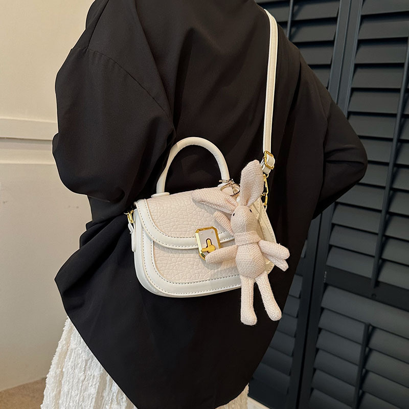 A high-end stone-patterned trendy small square handbag for women, a new 2025 simple and versatile casual single-shoulder crossbody bag Specification drawing