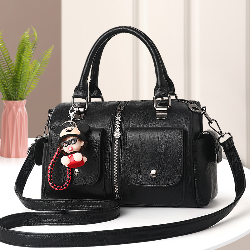New ladies' handbags, fashionable single-shoulder bags, women's bags, European and American trend PU leather pillow bags, crossbody bags, one-piece consignment