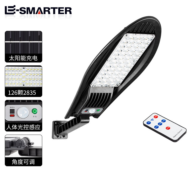 Cross-border LED sword style small street lamp, sword street lamp, solar garden lamp, human body sensor street lamp, outdoor lighting full figure