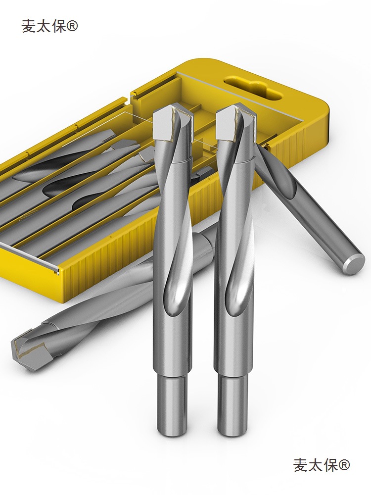 Alloy drill bit, tungsten steel, hard twist drill, stainless steel, steel, spring steel, Angle, cast iron, special metal hemp, Ma, Tai Bao Item Picture