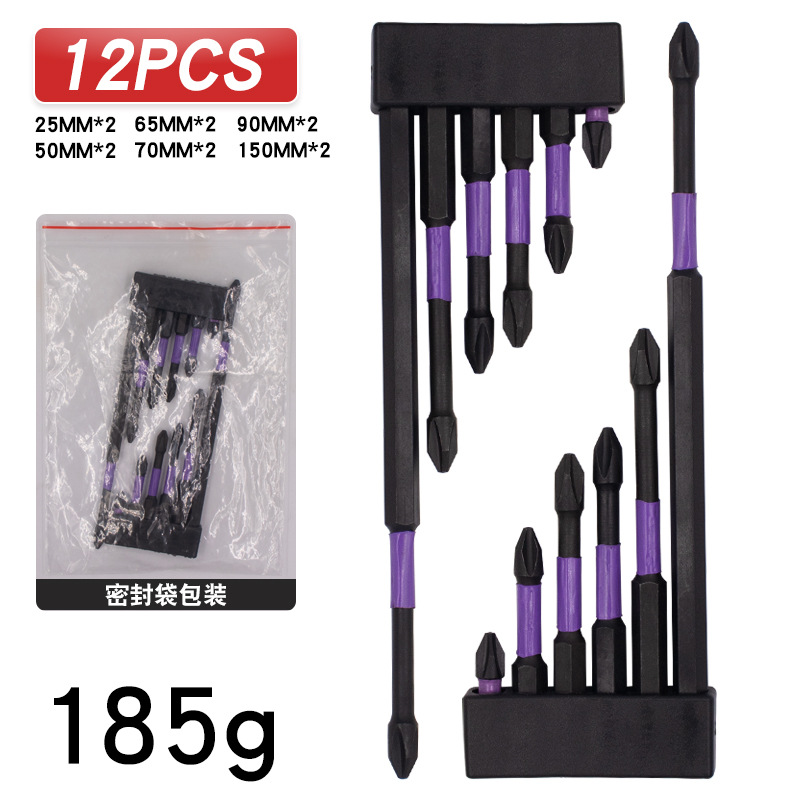Impact-resistant screwdriver bit, strong magnetic screwdriver bit, short and long set, split head, cross screwdriver bit, electric screwdriver bit, magnetic screwdriver bit Application Scenario