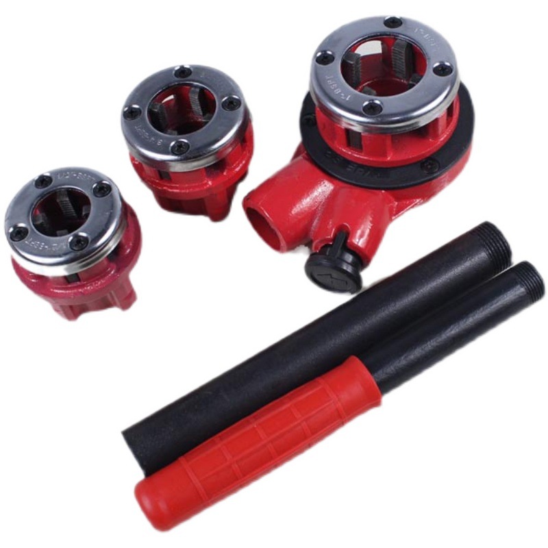 Manual threading machine, thread pipe, screw pipe, galvanized steel pipe, iron pipe, plastic pipe, thread cutting machine, threading pipe tools Item Picture