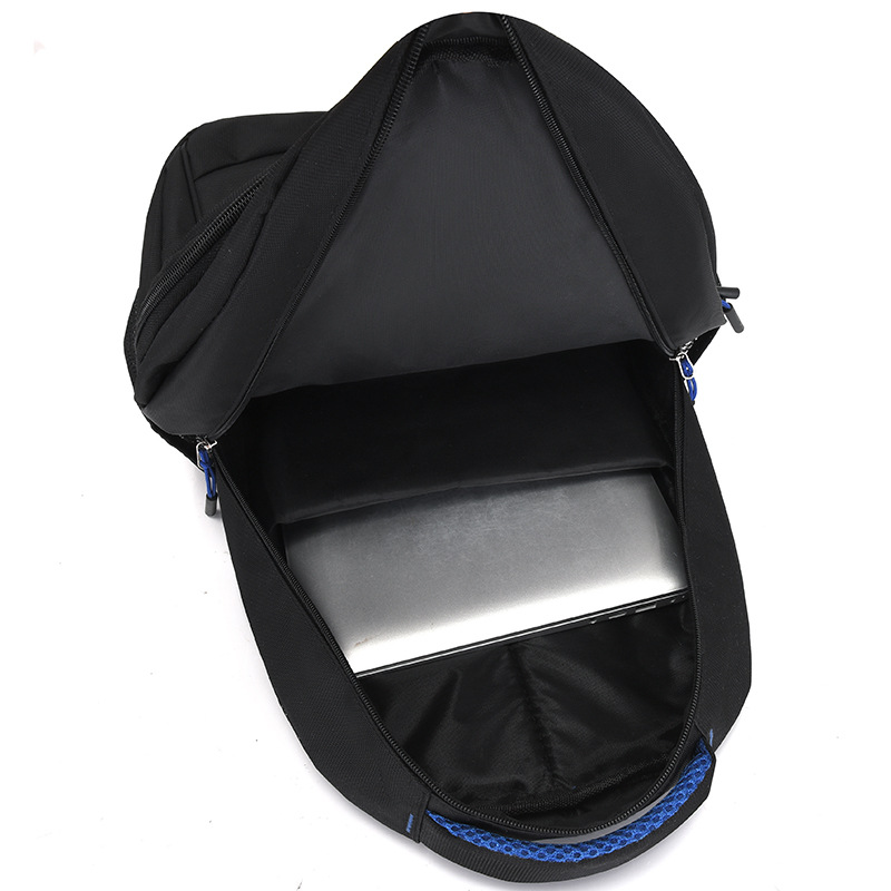 Wholesale of new backpacks, casual and simple business computer backpacks, large-capacity middle school schoolbags, and outdoor travel bags Item Picture
