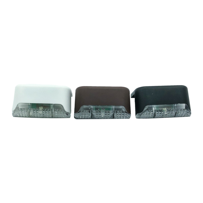 Cross-border solar step lights, outdoor decorative courtyard lights, staircase lights, garden fence wall lights, railing lights, step lights Item Picture