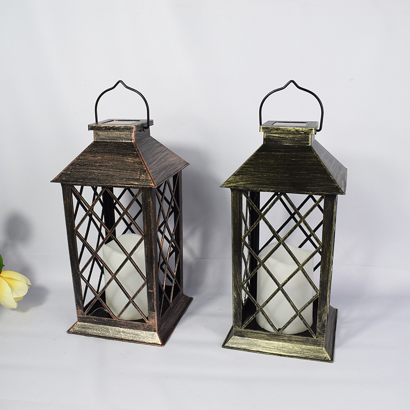 Solar candle lamps, grand palace lamps, hanging lamps, garden lamps, outdoor waterproof garden decorative wind lamps, lawn lamps, landscape lamps Specification drawing