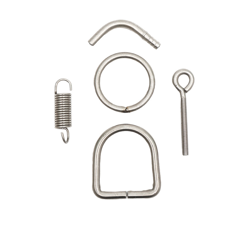 Special-shaped stamping parts, iron wire spring processing, non-standard steel wire welding and bending parts, and various metal wire forming Item Picture