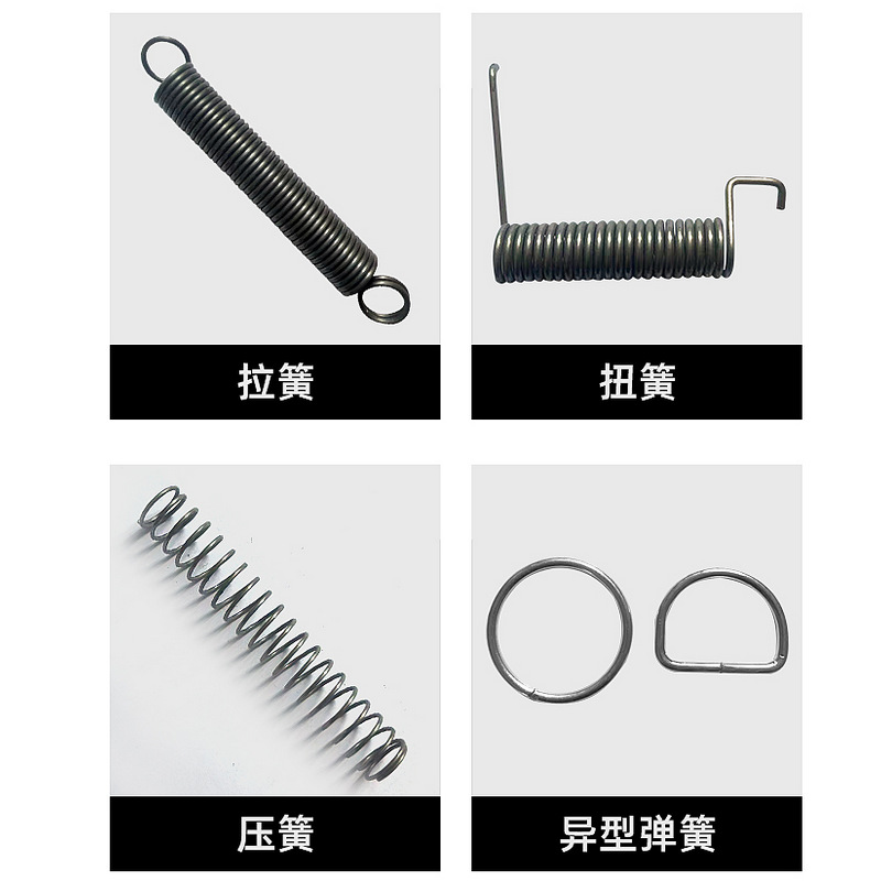 Hardware accessories: 304 stainless steel springs, carbon steel tension springs, tension springs, non-standard special-shaped compression springs, torsion springs Application Scenario