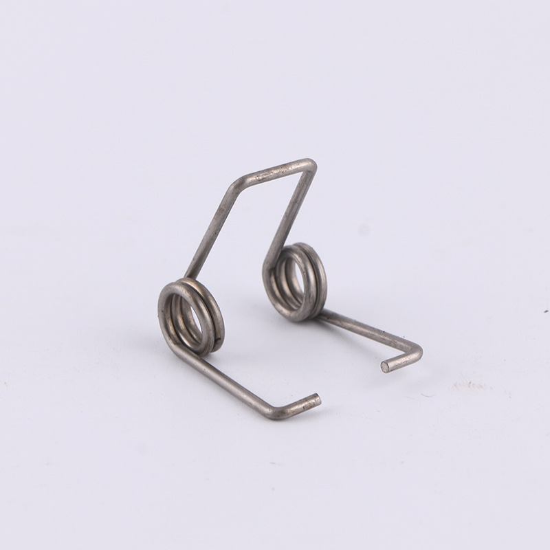 Wholesale of stainless steel precision torsion springs, remote control positive and negative pole battery springs, spring torsion spring processing Specification drawing