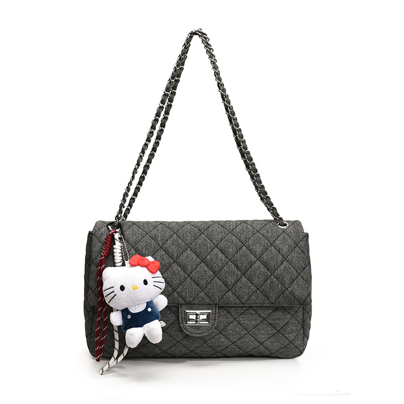 Cross-border 2025 Summer New style Chanel-style underarm bag, women's diamond-shaped chain bag, fashionable shoulder bag, trendy crossbody bag Item Picture