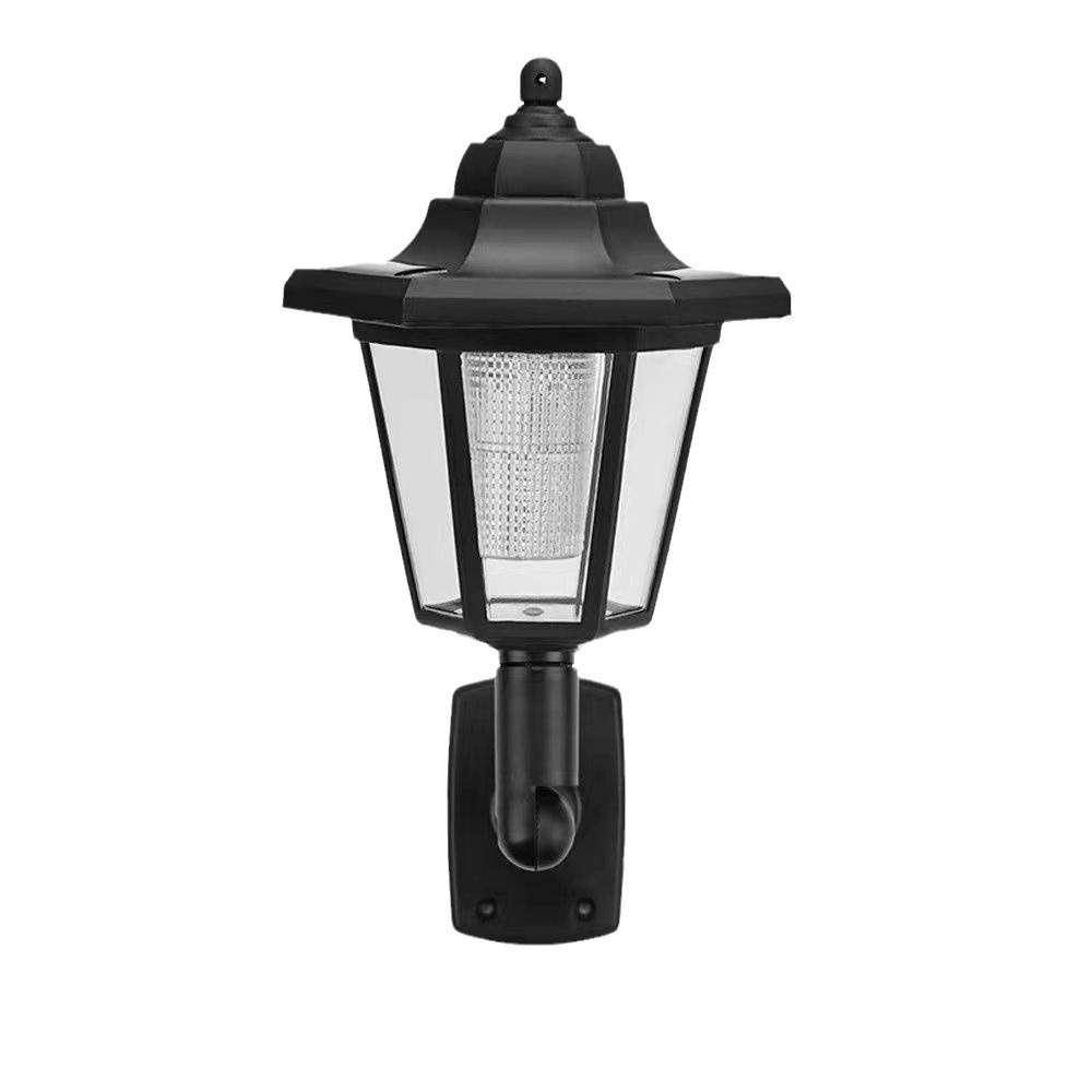 Solar outdoor wall lights, hexagonal wall lights, garden lights, ground plug lawn lights and landscape lights are dual-purpose Item Picture