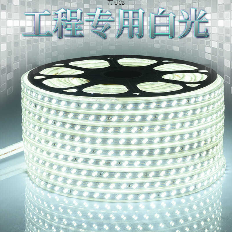 Wholesale of 220V household soft light strips and white light strips for outdoor decoration, exterior walls, construction sites and tunnel lighting details Picture
