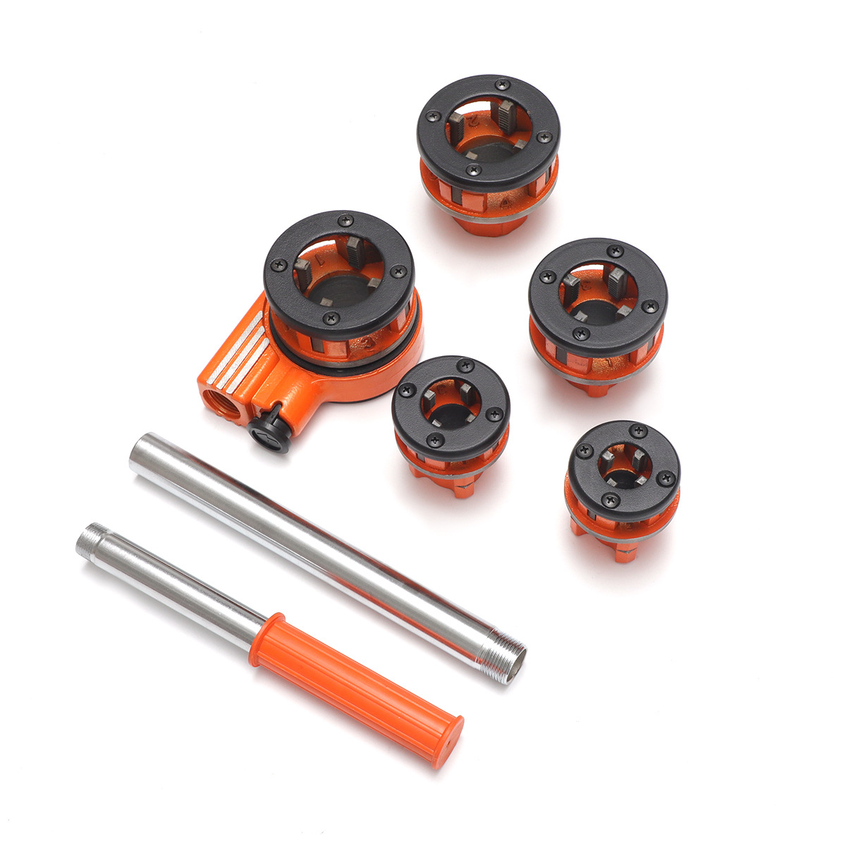 Wholesale of 62D type galvanized steel pipe pipe tools, pipe hinge plate thread cutting machine, thread cutting wrench, water pipe sleeve thread cutting Specification drawing