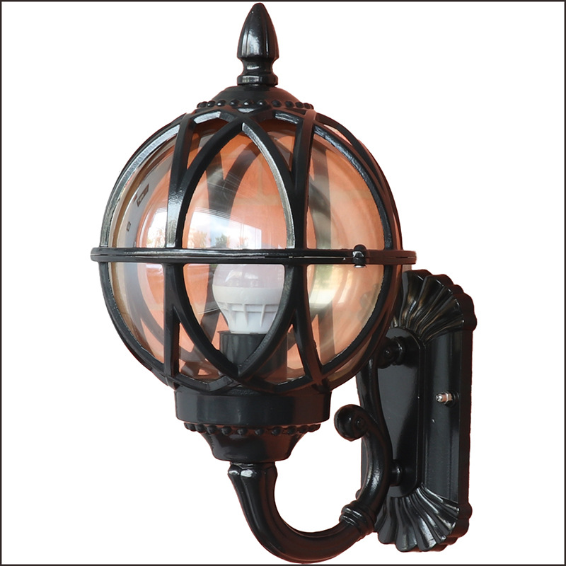 Outdoor waterproof wall lamps, European-style balcony and staircase exterior wall lamps, outdoor retro villa garden gate, corridor and courtyard lamps Item Picture
