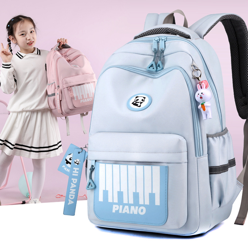 Large-capacity schoolbag for girls in junior high school, ultra-light for primary school students in grades 3, 4, 6, and 6, suitable for children and girls' backpacks Specification drawing