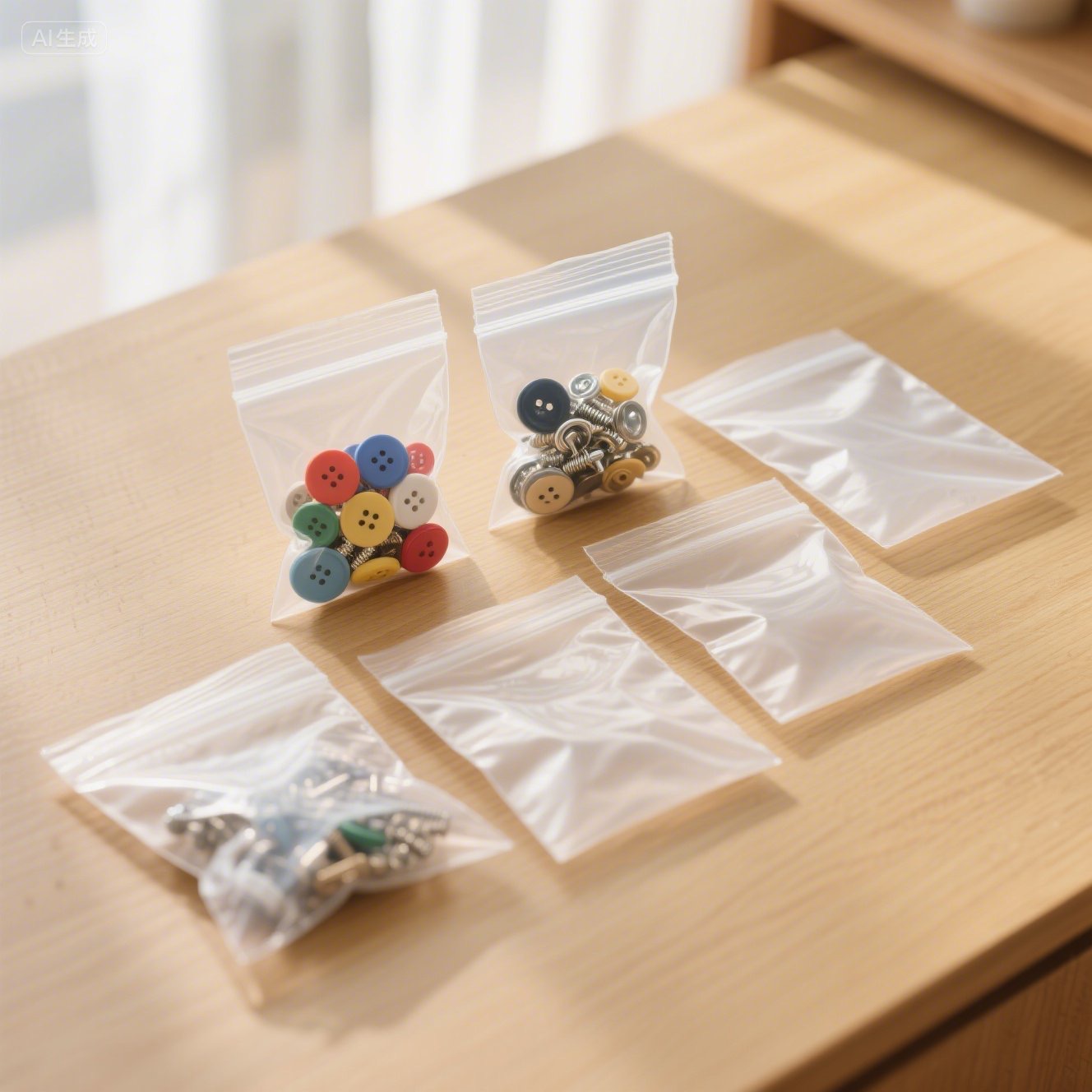 25*25 5丝 透明PE自封袋