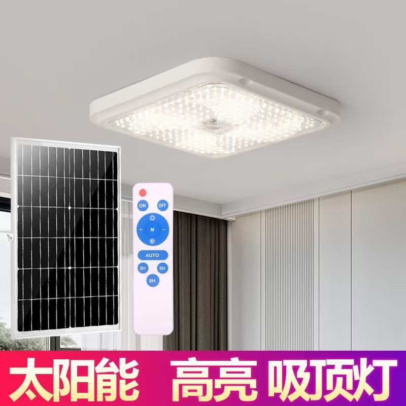 Solar lamps, solar indoor lamps, solar ceiling lamps, chandeliers, corridor lamps details Picture