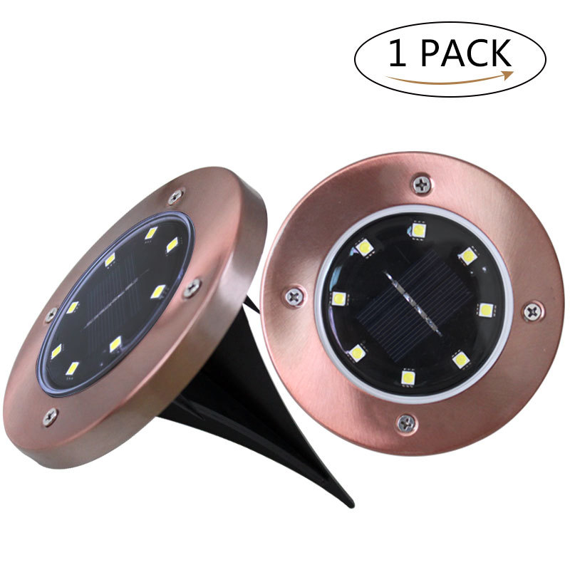 Solar lamps, outdoor LED lawn insert lamps, ground burial lamps, decorative garden, villa, courtyard waterproof and buried combination Specification drawing