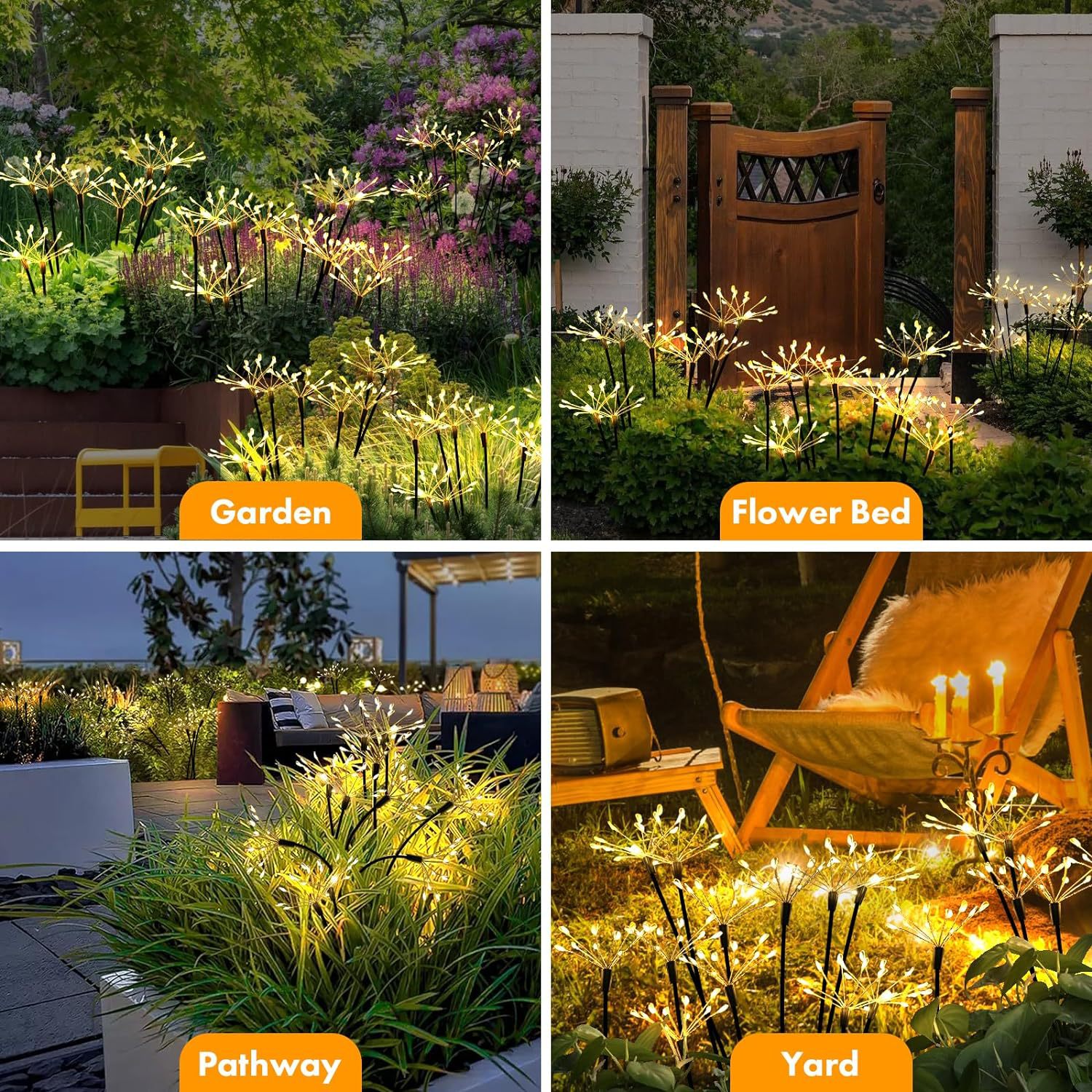 LED solar ground plug lawn smoke lamp, outdoor lamp, dandelion lamp, outdoor courtyard lamp, atmosphere lamp, Chinese style details Picture