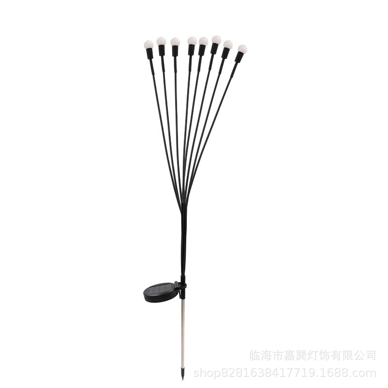 Solar outdoor garden lights, LED firefly lights, ground insert lights, lawn lights, decorative lights, string lights, ambient lights Item Picture