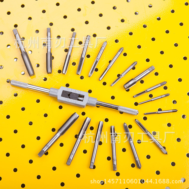 Factory direct sales, popular foreign trade new 60-piece set of metric and imperial tap and die assembly blow-molded box Specification drawing