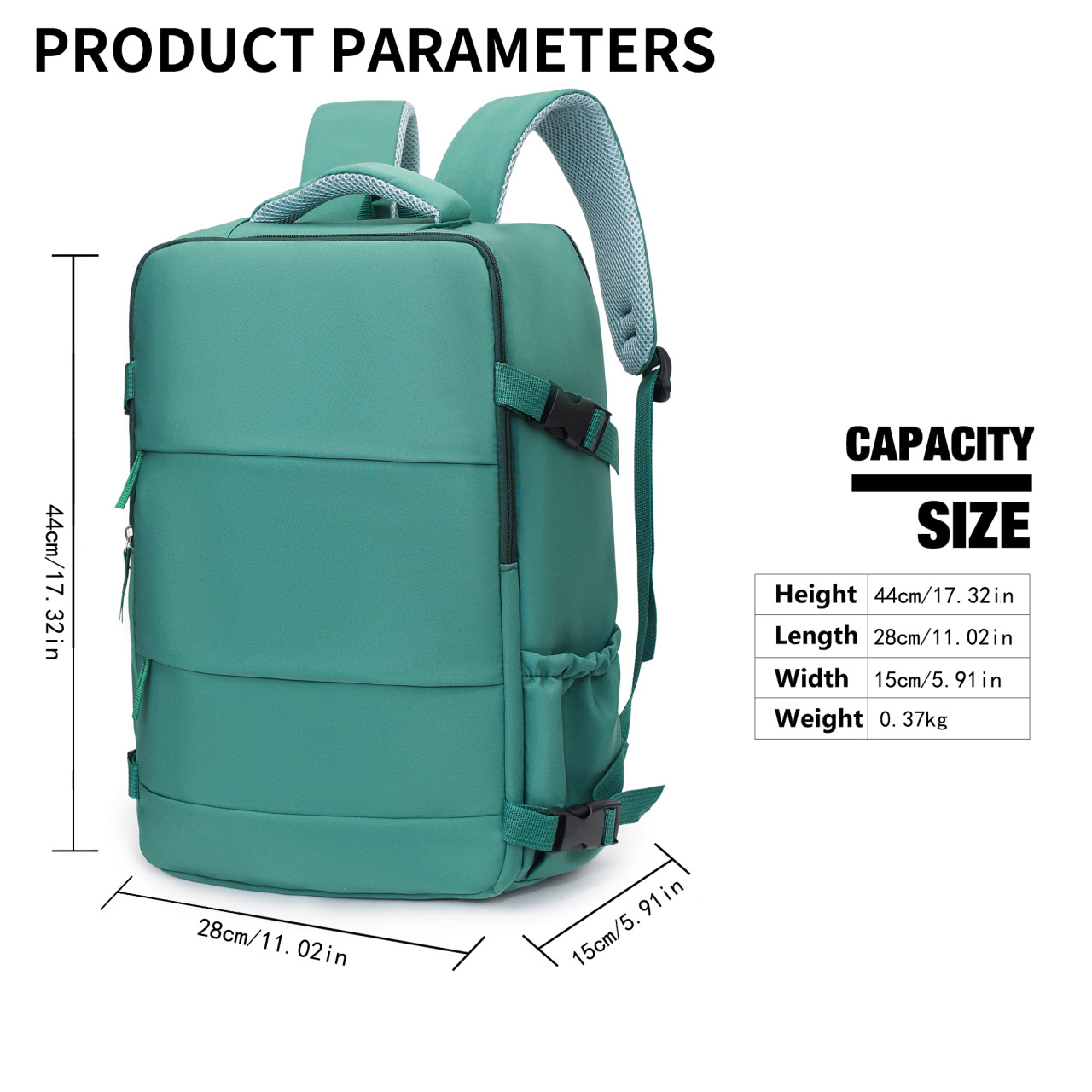 Cross-border travel backpack for women, large-capacity, oversized, lightweight and multi-purpose luggage backpack, outdoor travel bag for the best details Picture