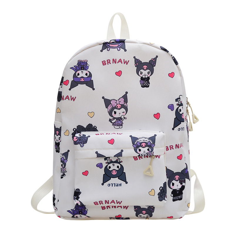 New ins Japanese-style backpack for junior high school girls, cute school bags for college students, primary and secondary school students, and girls' backpacks Item Picture