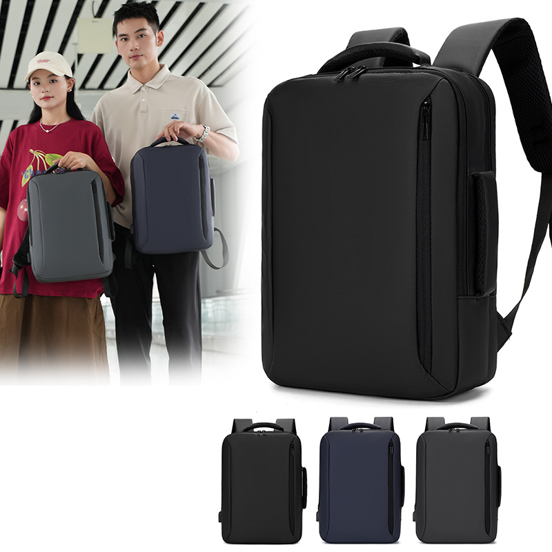 Computer bag, 15-16 inch business backpack, casual school style schoolbag, men's backpack, men's high-end sports bag details Picture