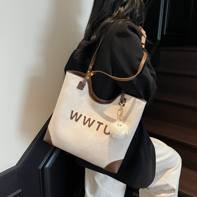 Tote Bag Women 2025 New large-capacity commuter single-shoulder underarm bag, versatile, casual and high-end hand-held large bag Specification drawing